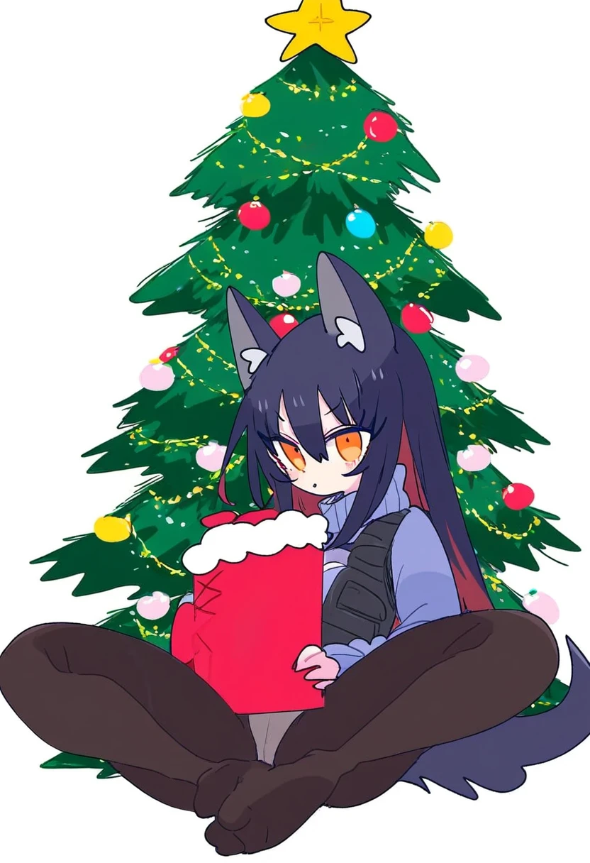 [[signalviolet]],(qi7pi),(baocaizi),[[6 \(yuchae\)]],(tobimura),misha \(ohds101\),(op na yarou),(momose \(oqo\)), - 1girl,texas \(arknights\),arknights,underwear,tactical vest,christmas tree,christmas ornaments,